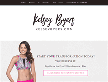 Tablet Screenshot of kelseybyers.com
